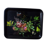 Screen-printed metal tray