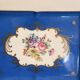 Antique Blue and Gold Porcelain Plate, Sèvres Style, Samson, 19th Century