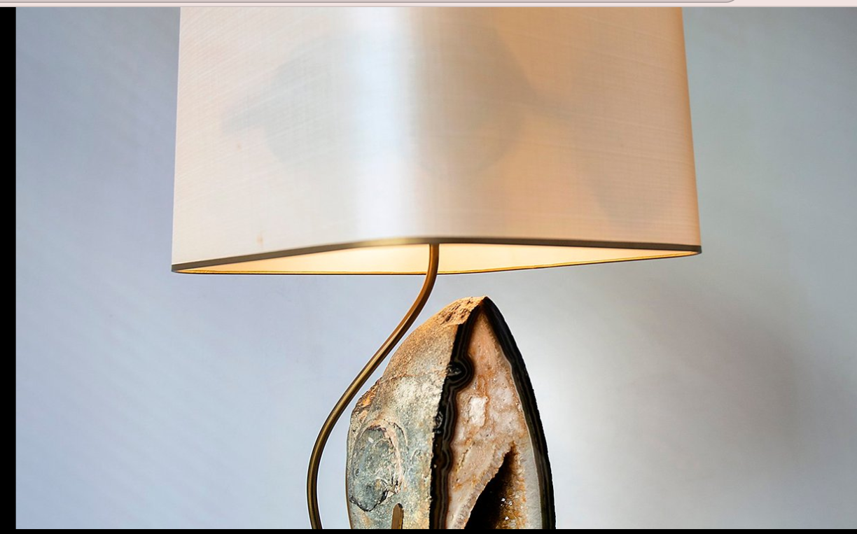 A LARGE WILLY DARO LAMP