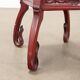 Antique walnut vase holder with decorations, 19th century