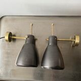 Lot 2 old industrial wall lamps