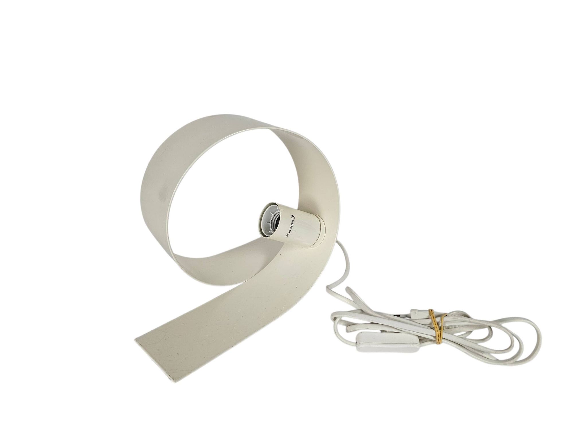 Massive - Fabriqué en Belgique - Lampe Looping - Lampe de table - Laquée bl