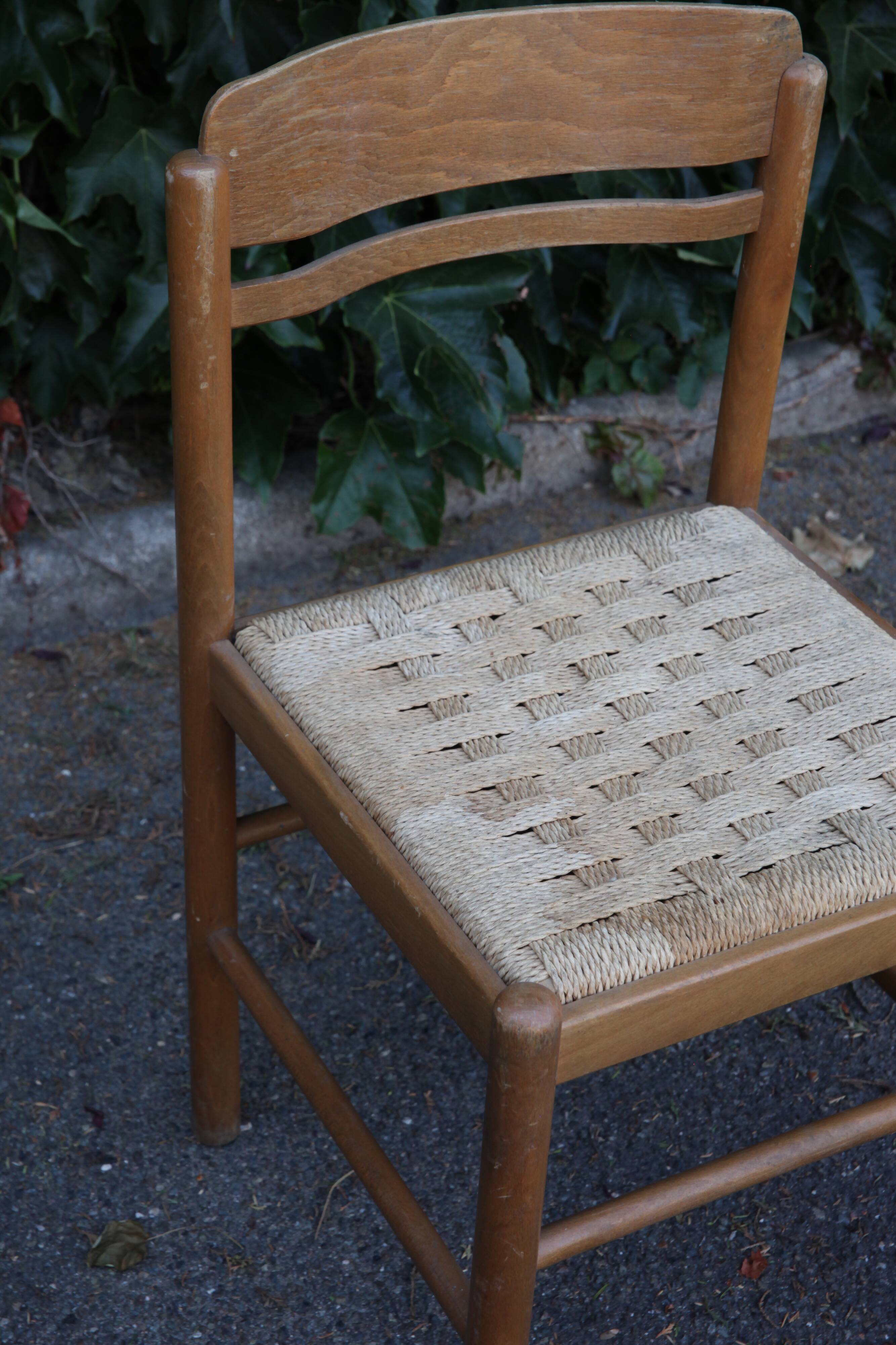 Chair wood weaving rope