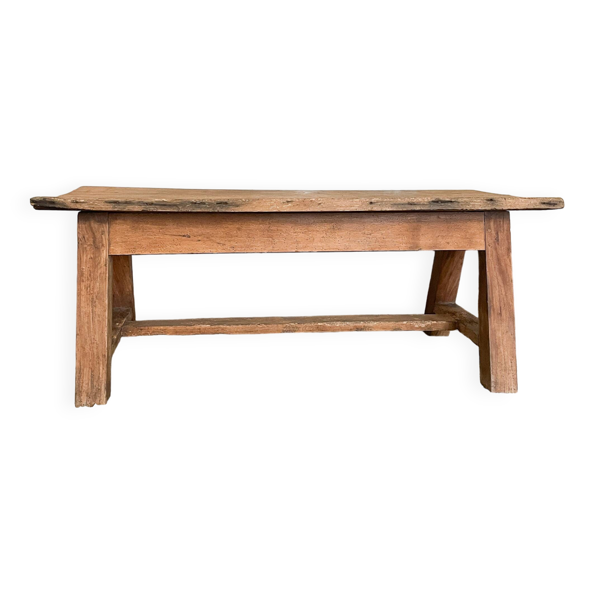 Old wooden coffee table