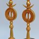 Pair of Gilded Bronze Lamp by Pierre Casenove for Fondica, France