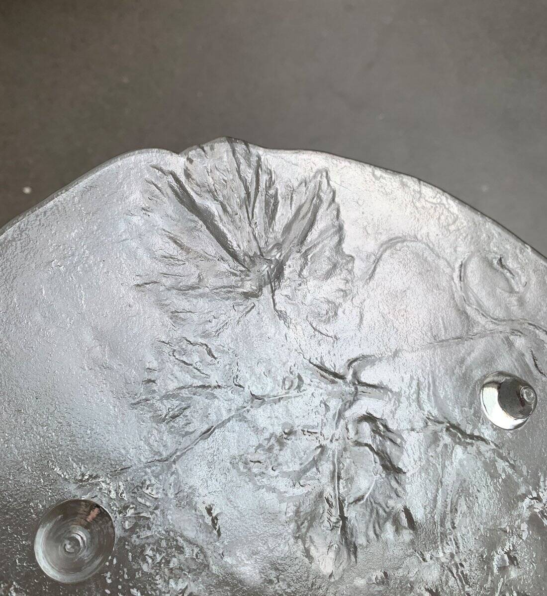 Vintage Swedish cake plate from Kosta Boda, 1970s.