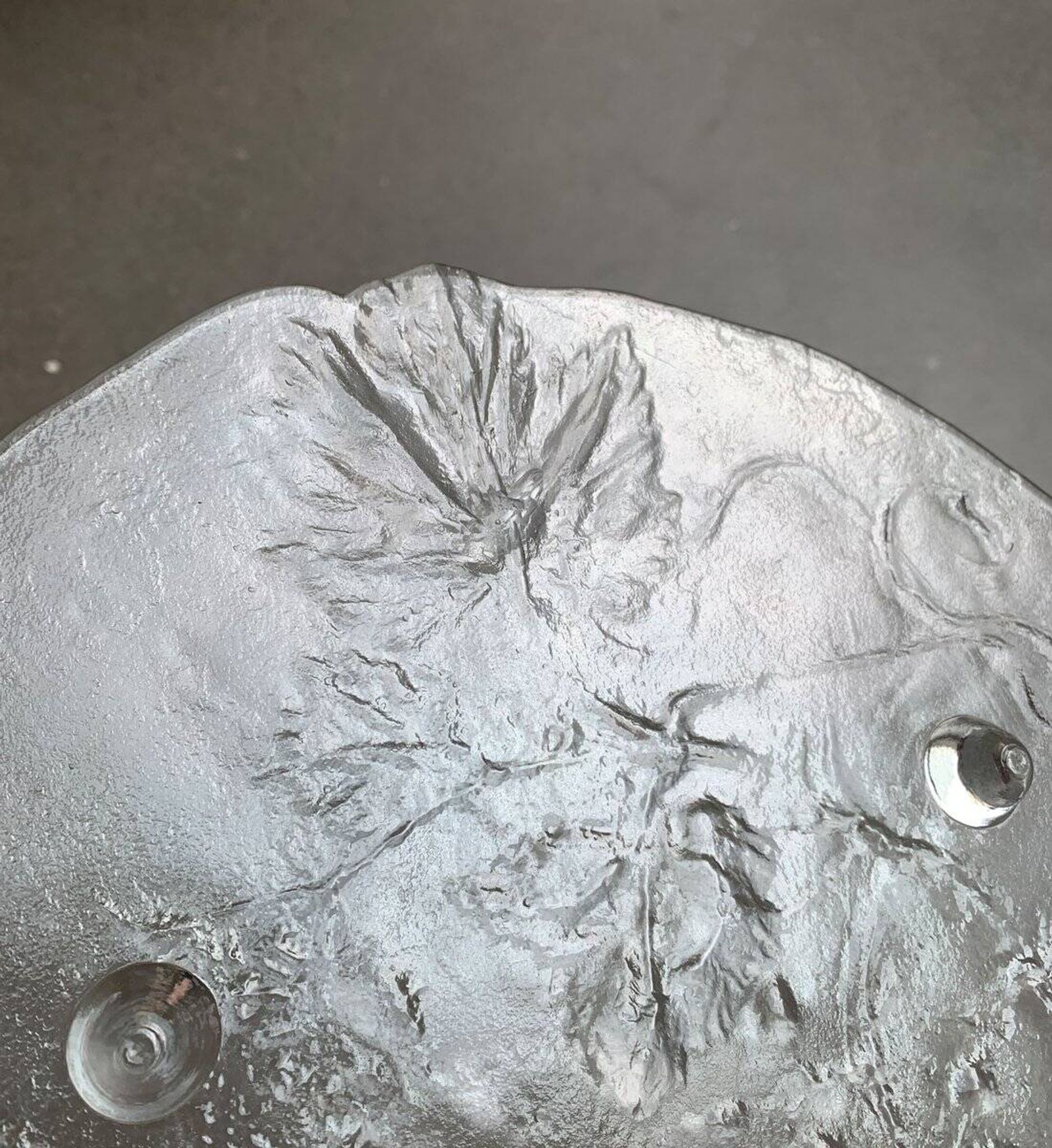 Vintage Swedish cake plate from Kosta Boda, 1970s.