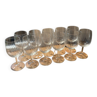 Ensemble de 6 verres à vin en cristal Guy Degrenne | Selency