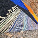 Berber rug in wool from the Zam River, size 150 x 250 cm