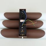 Wall lamp design klaus link for neuhaus-leuchten 1960s metal satin glass