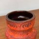 West German pottery vase WGP from the mid-century by Scheurich, 1960s.