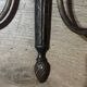 Pair of wall sconces in gilded brass – 2 lights – Louis XVI style