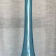 Large Empoli bottle (66cm) vintage 1960 blue tinted glass Murano carafe