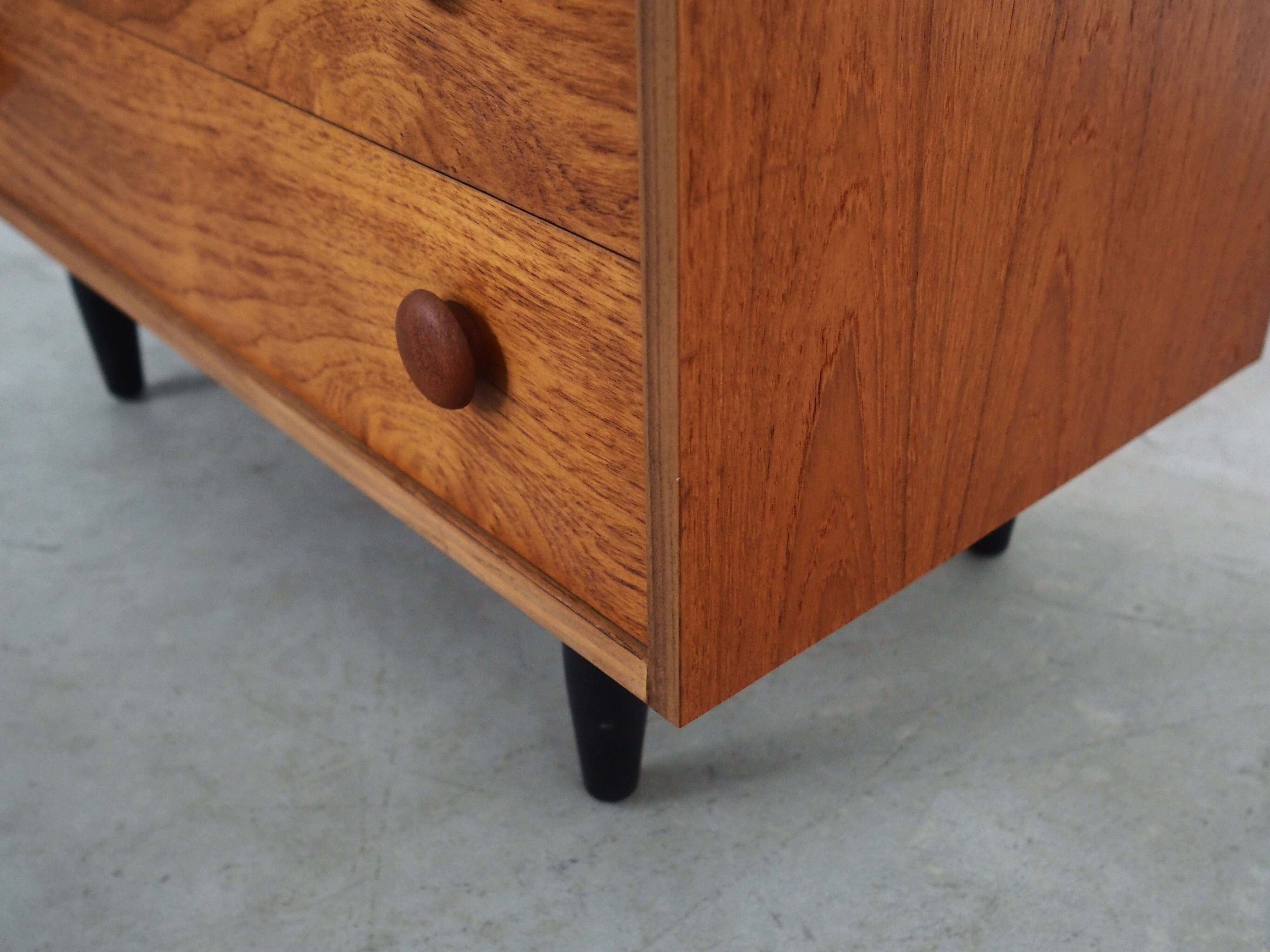 Teak chest of drawers, Danish design, 1960s, production: Denmark