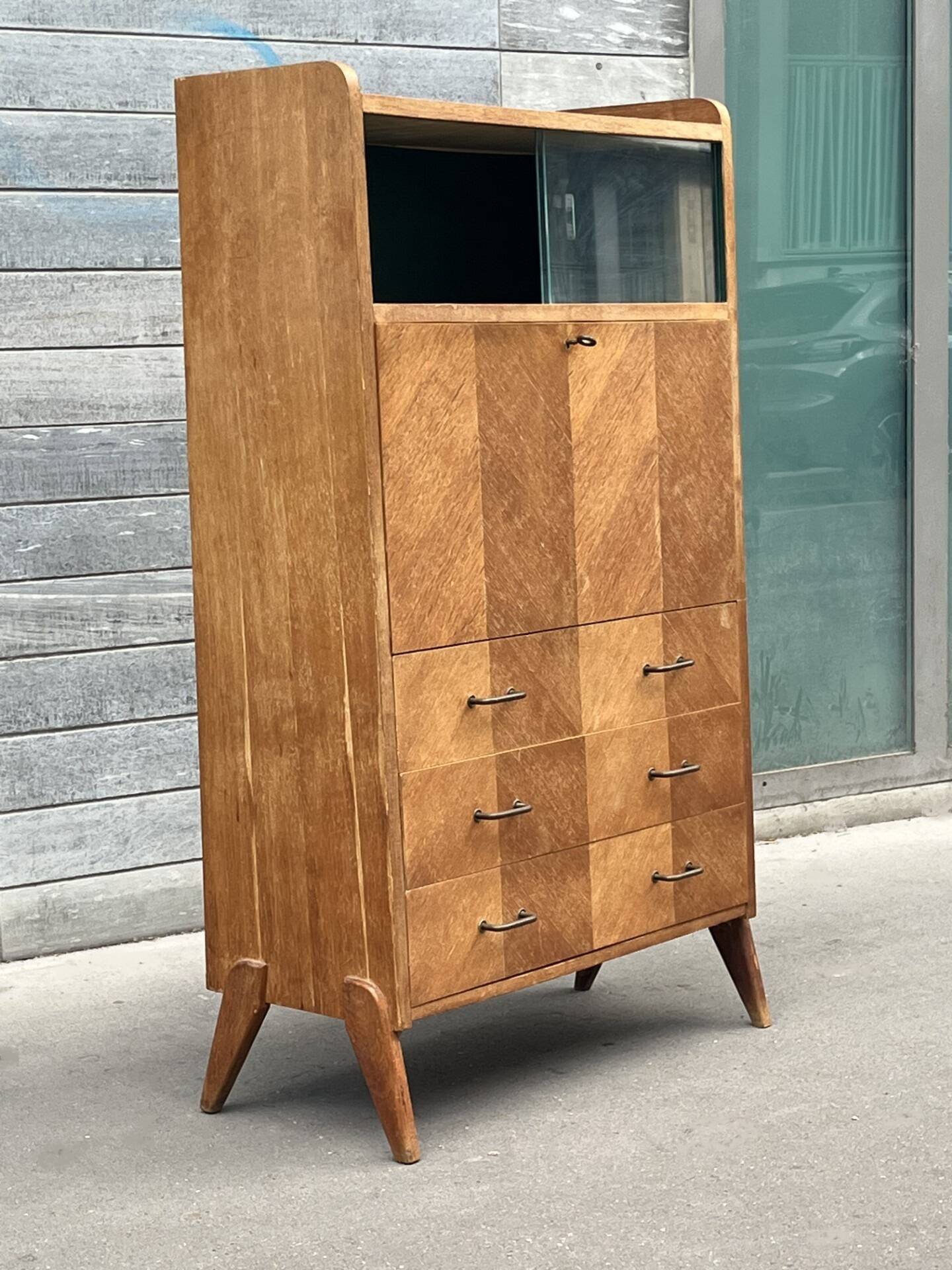 Folding secretary from the 1950s