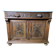 Meuble de toilette en noyer sculpté