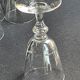 Blown and cut crystal glasses