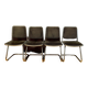 Ensemble de quatre chaises, Taro, Italie, années 1970.