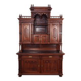 Eclectic oak cupboard, German design, inter-war period, production: Germany
