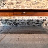 Grande Table de campagne en noyer 2m40 d'epoque 19eme