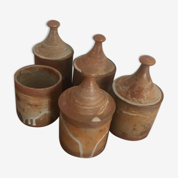 Vintage stoneware pots