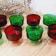 Set 8 glasses of champagne 70s
