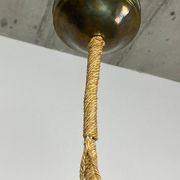 Lampe en verre peinte à la main Art Nouveau