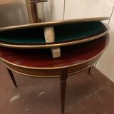 Console with Napoleon III style system in mahogany XIX century
