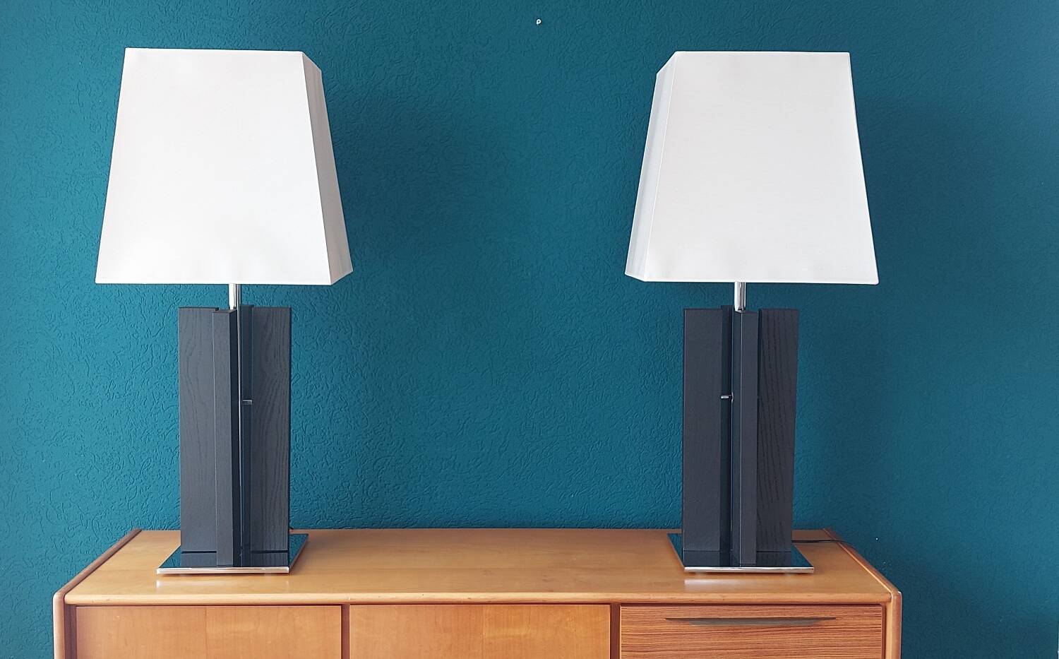 2x XL Tafellamp door Grand&Johnson  2005