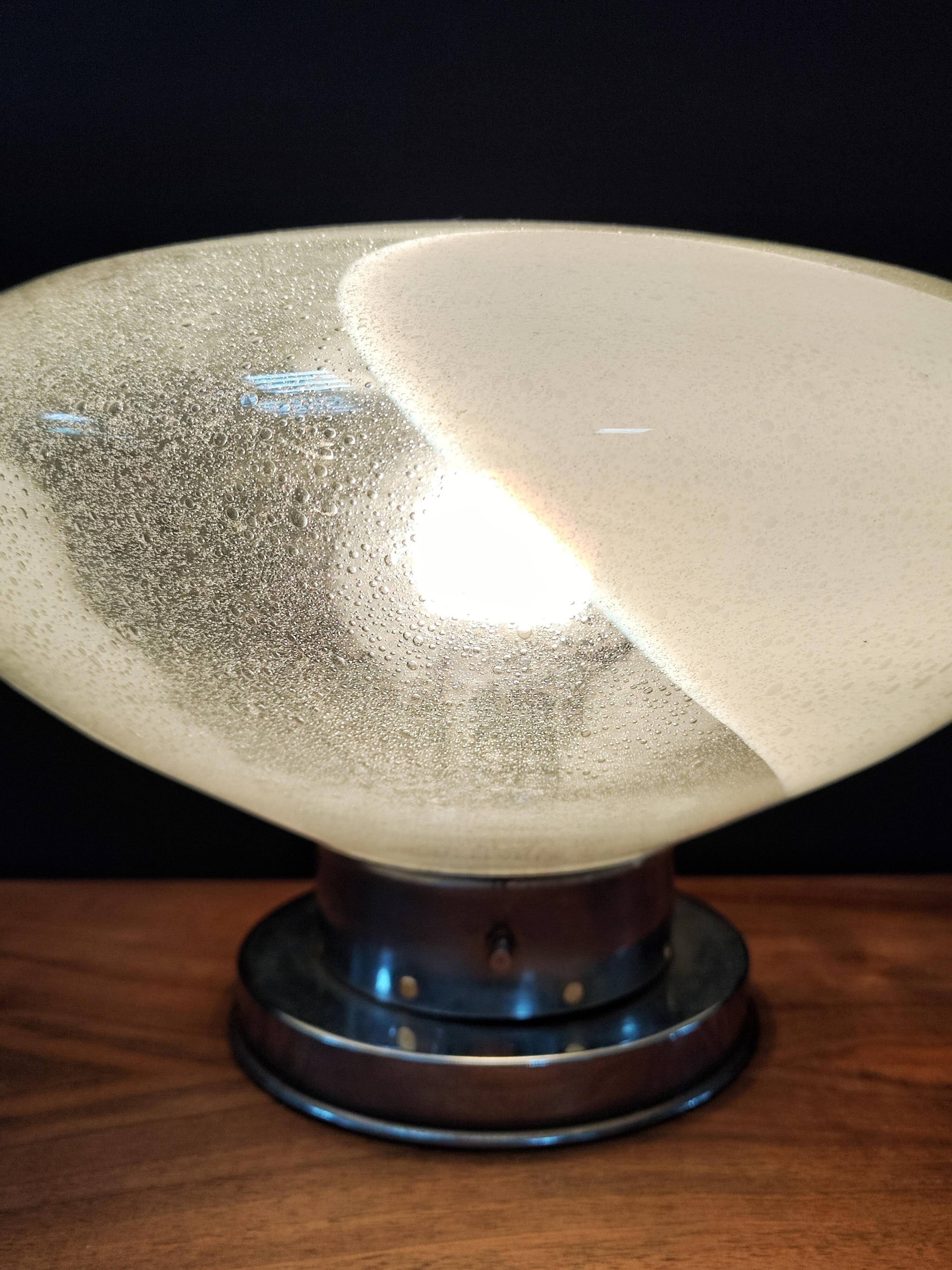 Murano glass table lamp by Carlo Nason, 1970s