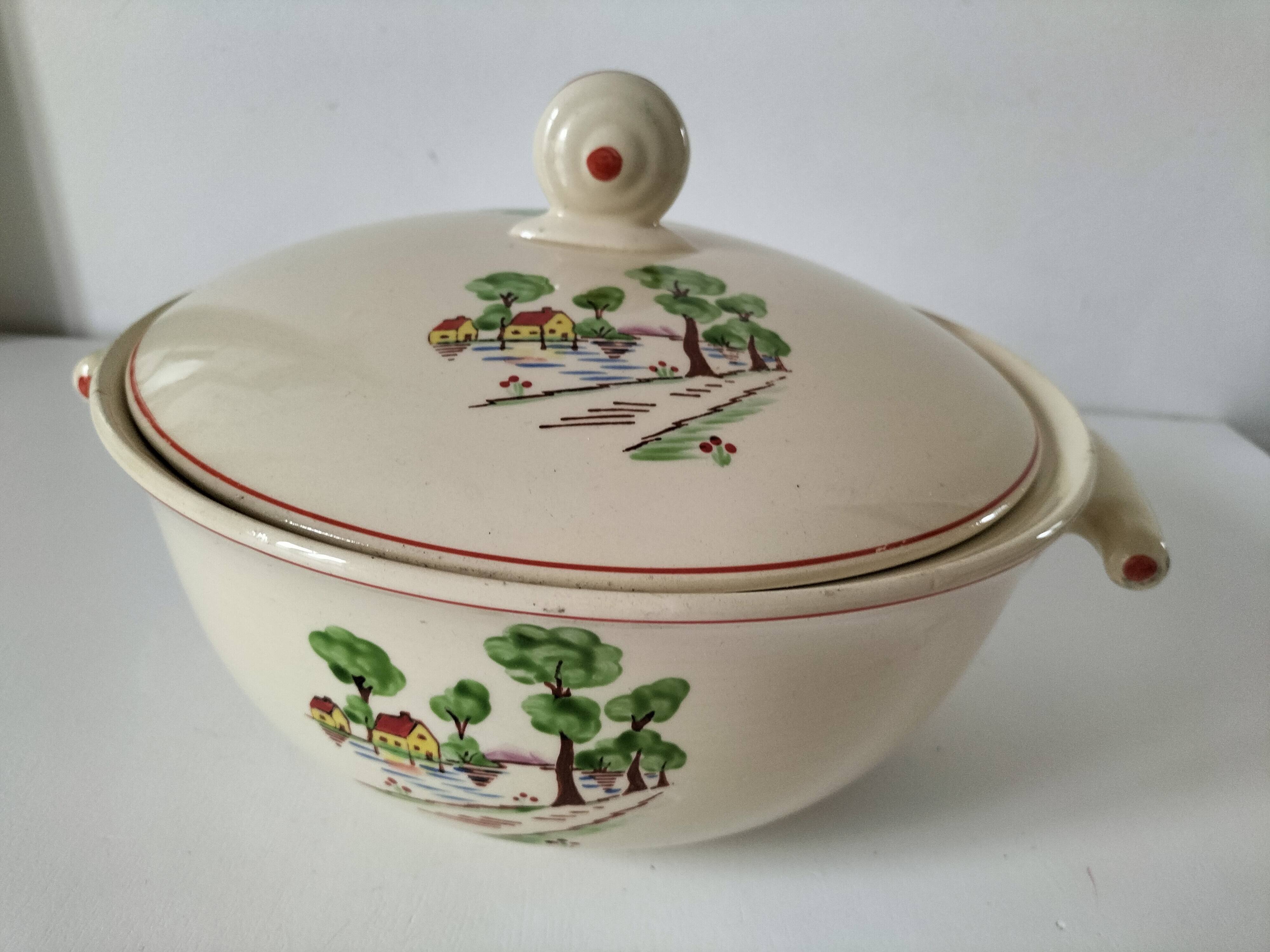 Old vegetable dish Moulin des Loups Orchies decoration My Countryside