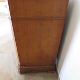 Old - Beautiful solid oak sideboard - 2 doors - 2 drawers in golden oak color