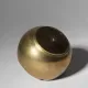 Modernist Spherical Brass Ashtray