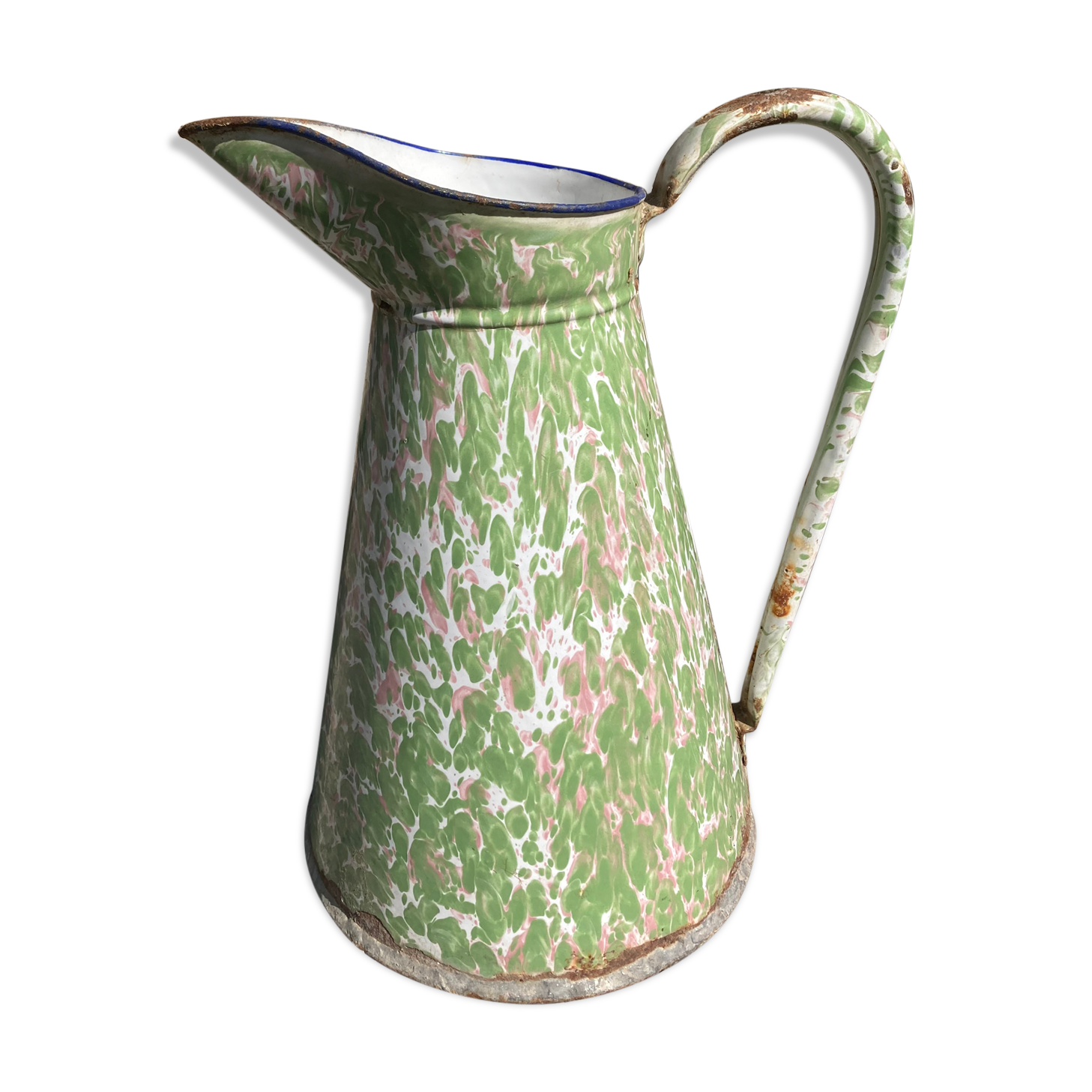 Broc green enamelled sheet metal