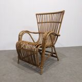 1970s rattan armchair