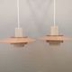 Hanging lamps, model Falcon, designed by Andreas Hansen in 1968 for Fog & Mørup Denmark.