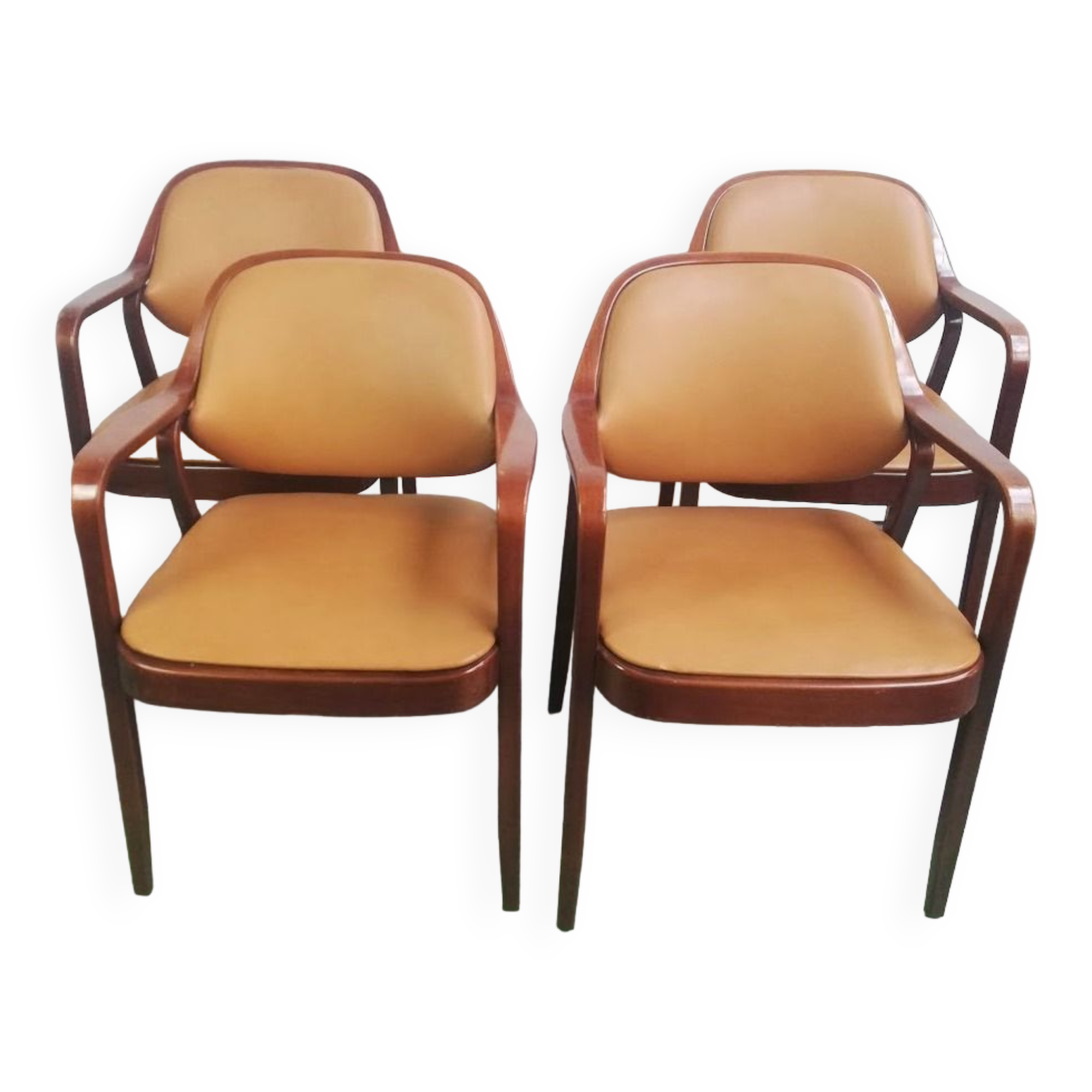 Set of 4 chairs 1105, Don Petitt, Knoll