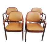 Set of 4 chairs 1105, Don Petitt, Knoll
