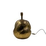 Organic modern brass table Lamp, Tommaso Barbi Italy 1970