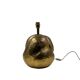 Organic modern brass table Lamp, Tommaso Barbi Italy 1970