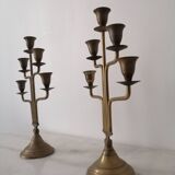 Paire de chandeliers 5 branches