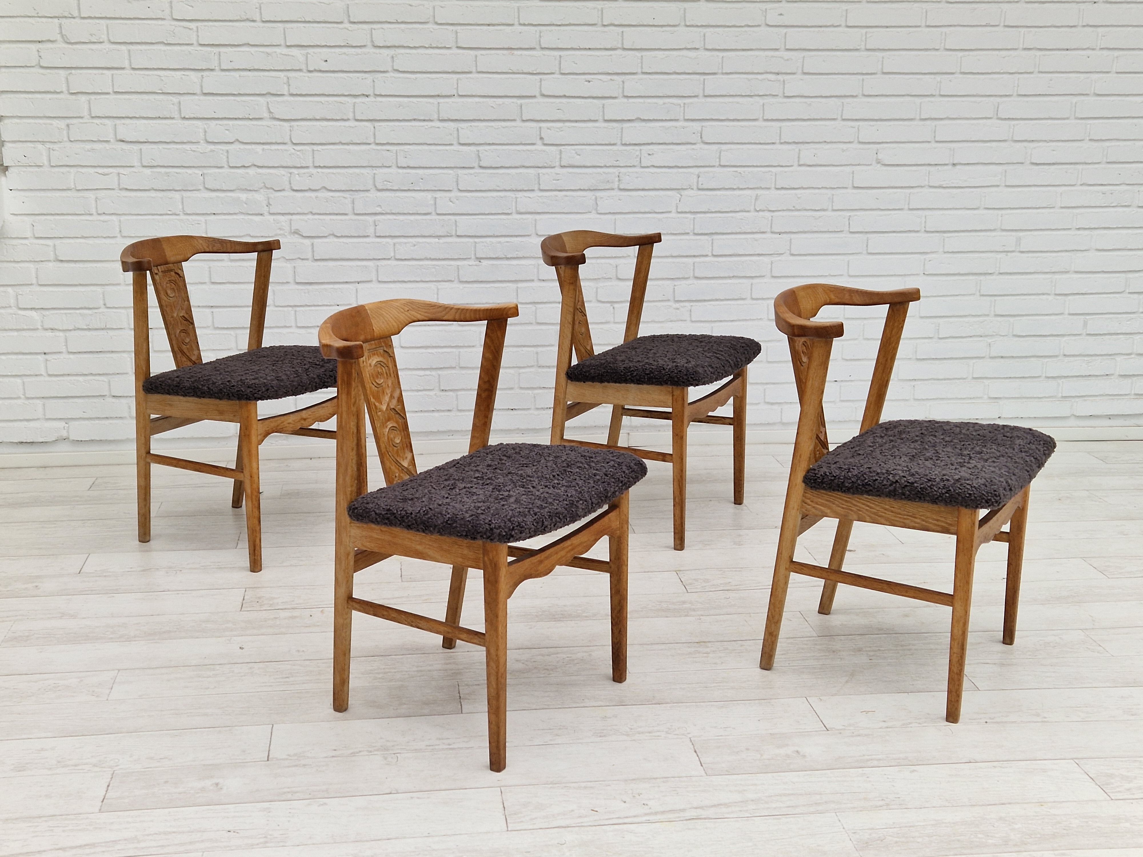 Danish design, set of 4 dinning chairs,1960