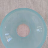 Chrome and blue seventies candlestick