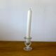 Glass candle holder
