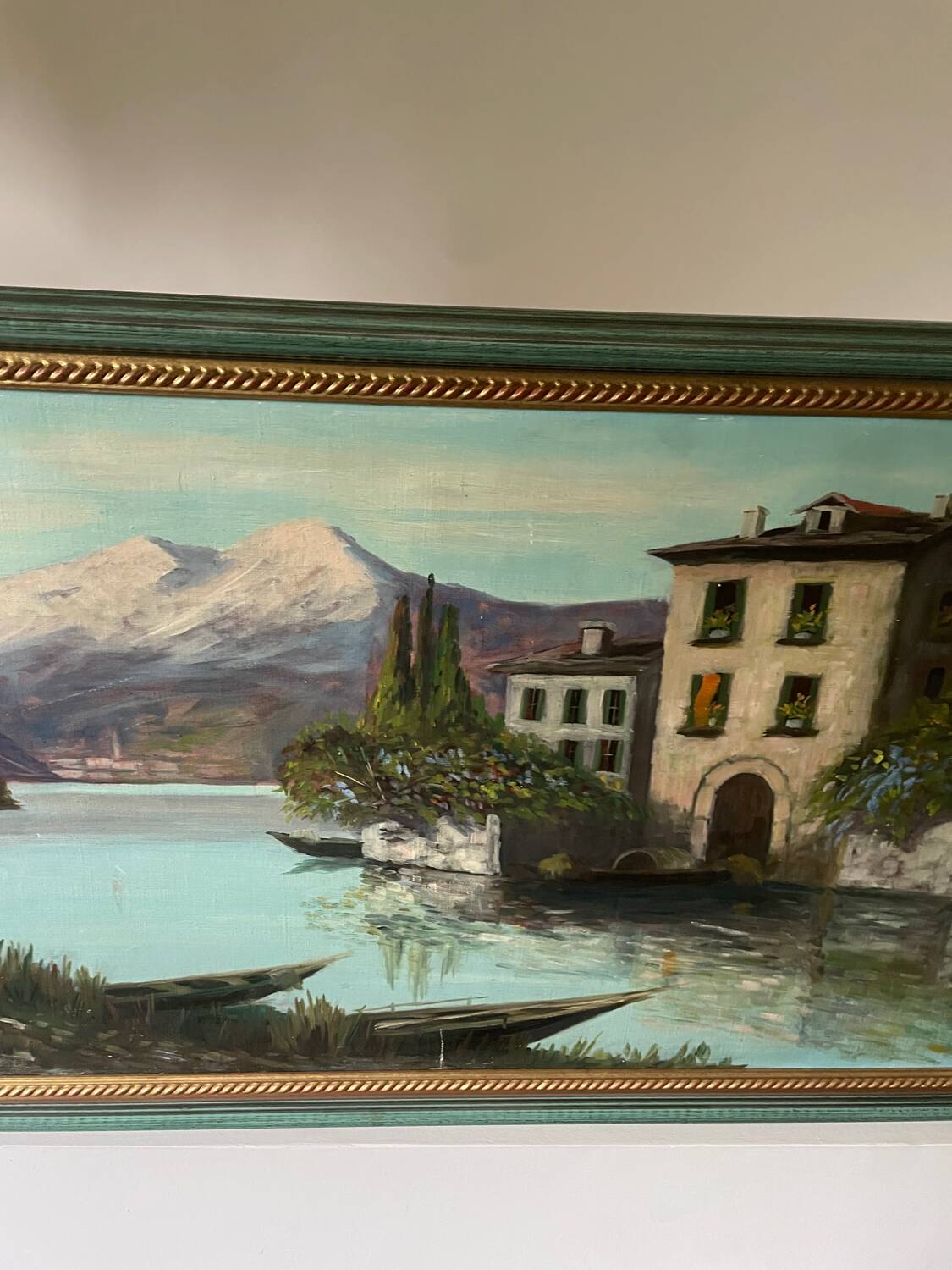 Large 20th century oil on canvas signed J. Beyly