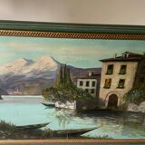 Large 20th century oil on canvas signed J. Beyly