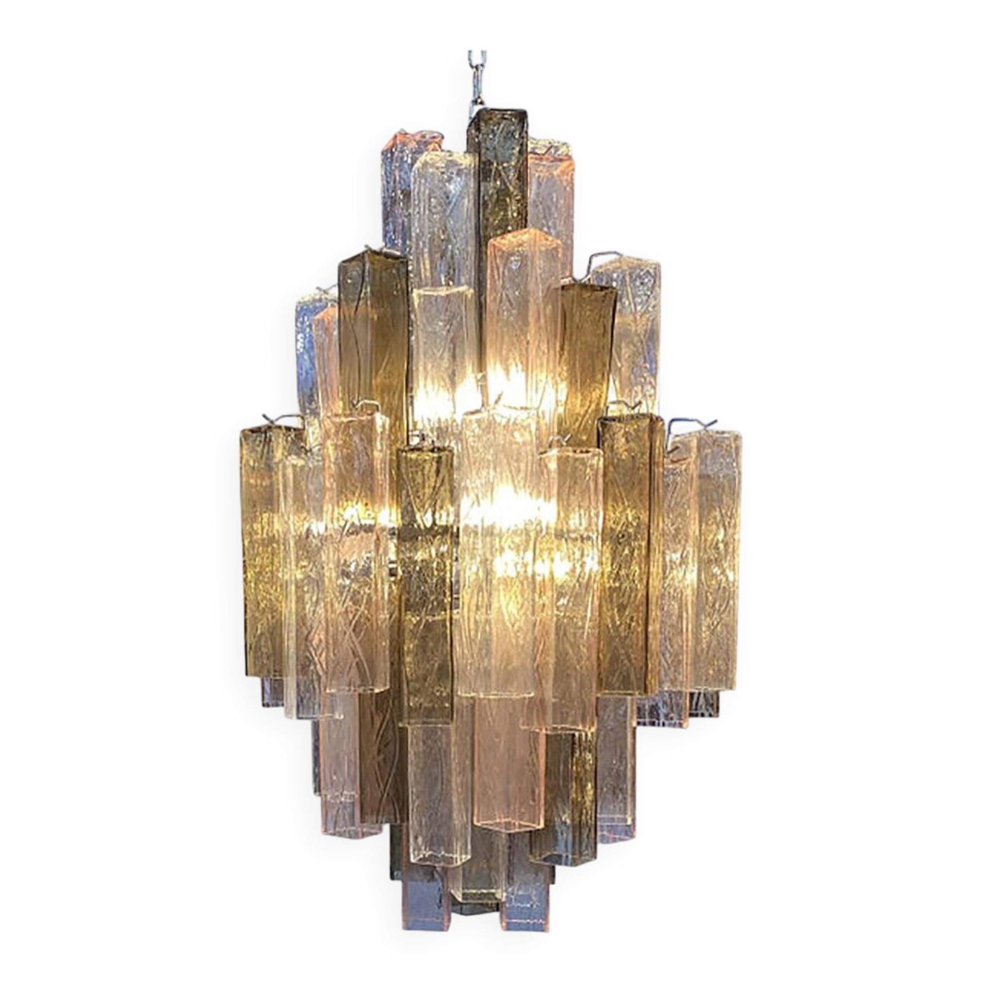 Contemporary Chandelier “Squared” Elements