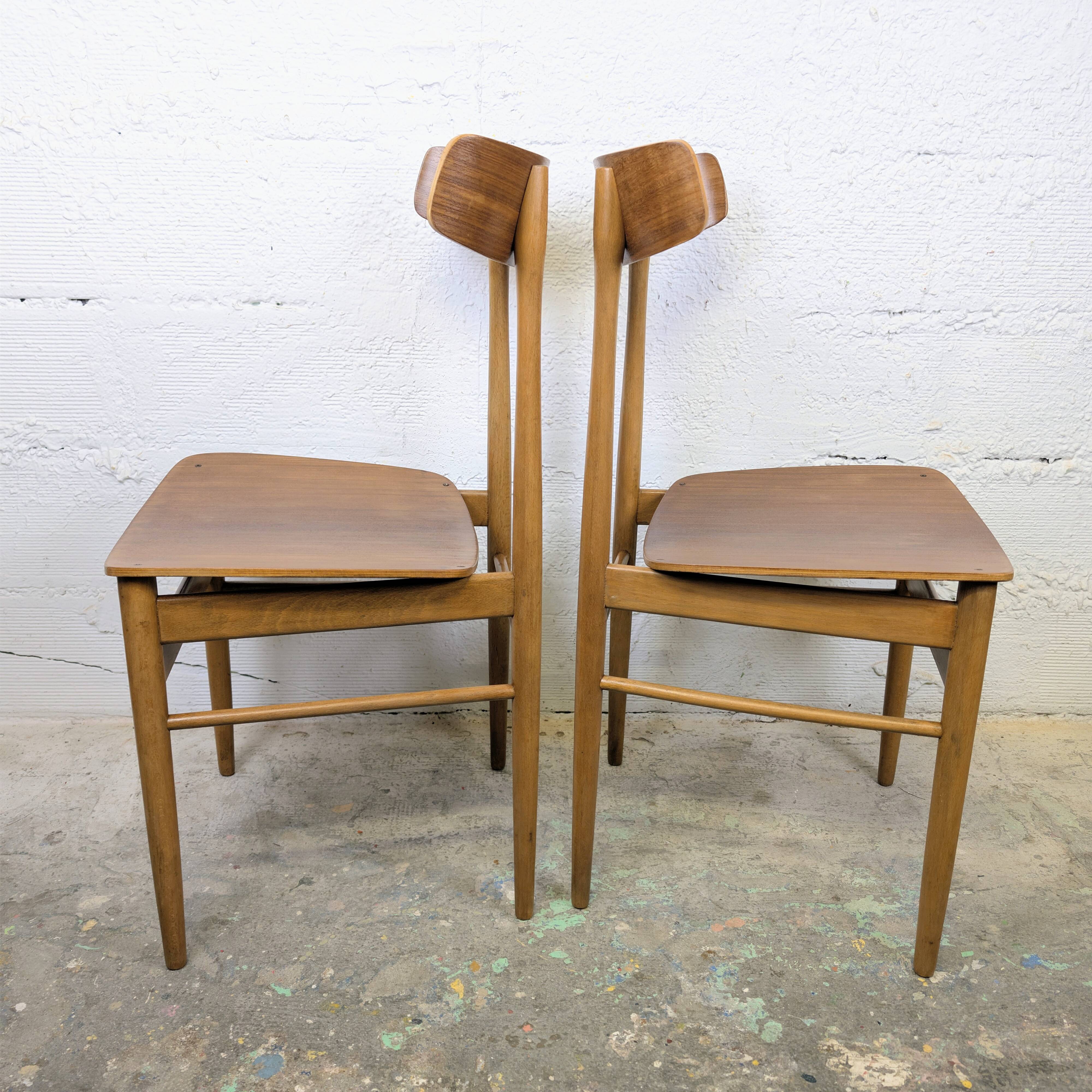 Paire de chaises vintage des années 60