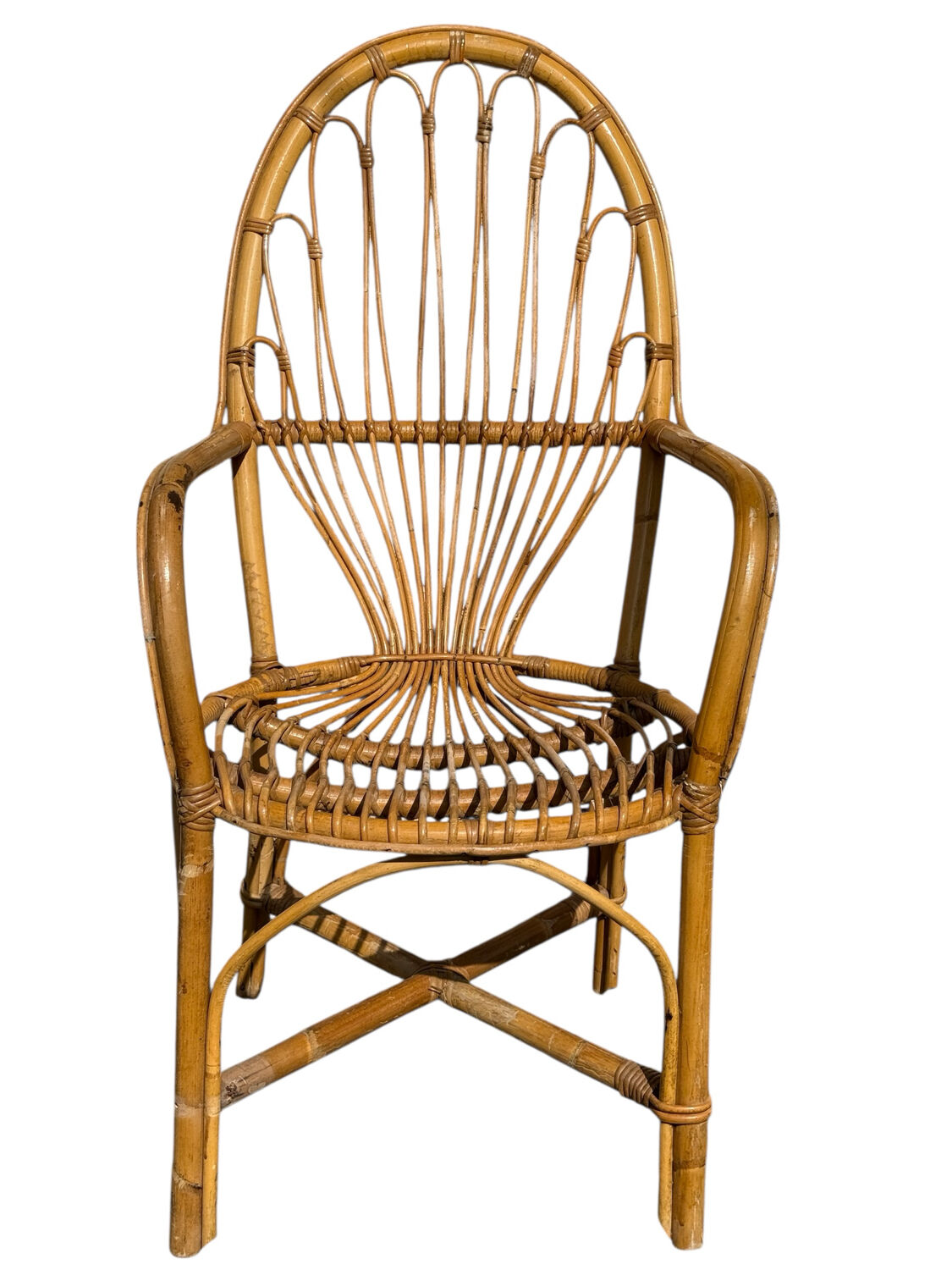 3 Rattan Armchairs from the 70s