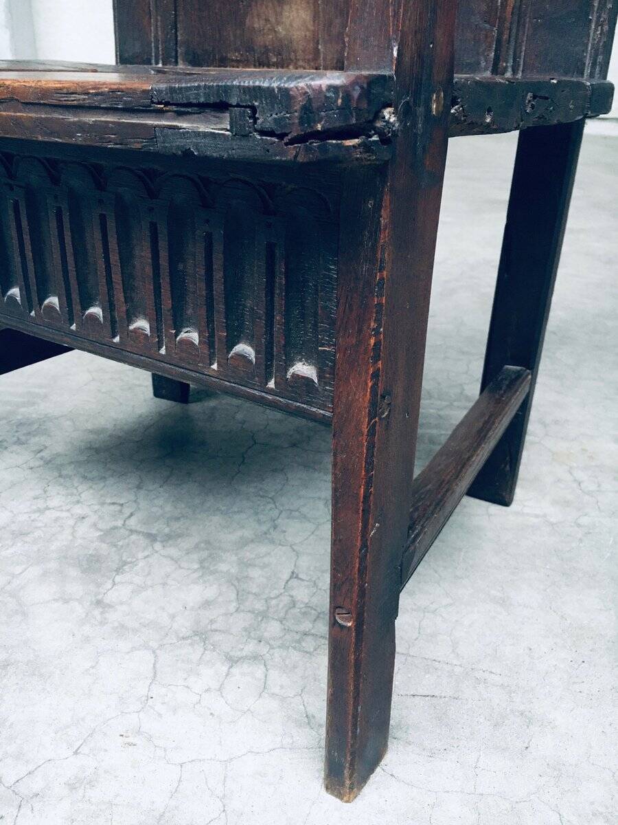 19th Century Primitive Folk Art Armchair